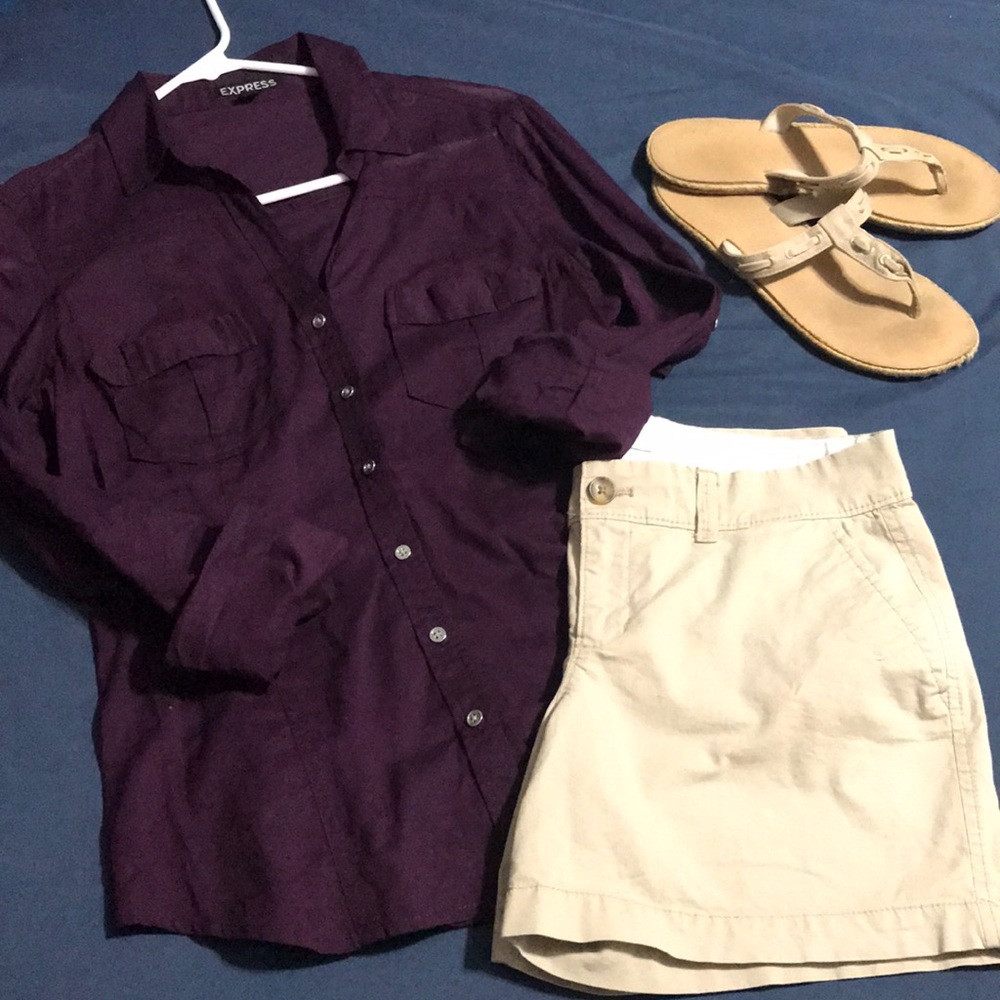 NWOT Express button up